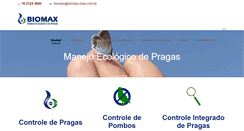 Desktop Screenshot of biomax-mep.com.br